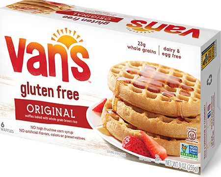 UPDATED: Van’s Foods Voluntarily Recalls Gluten Free Waffles Due to Gluten, Undeclared Wheat & Undeclared Milk